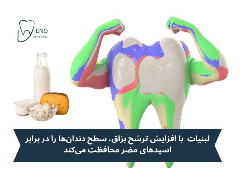 خواص لبنیات برای دندان در محافظت مینا
