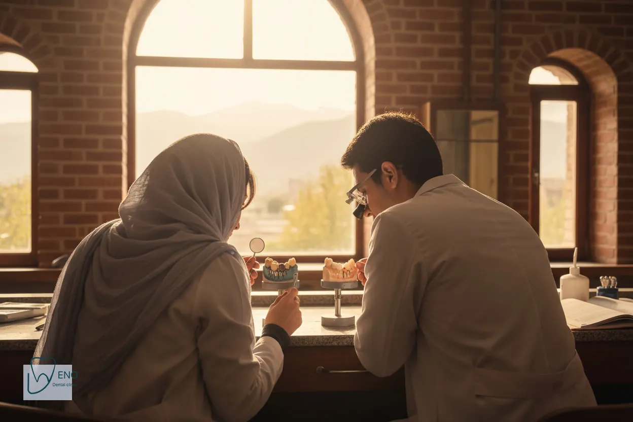 چک لیست انتخاب روکش ایمپلنت بین PFM و زیرکونیا