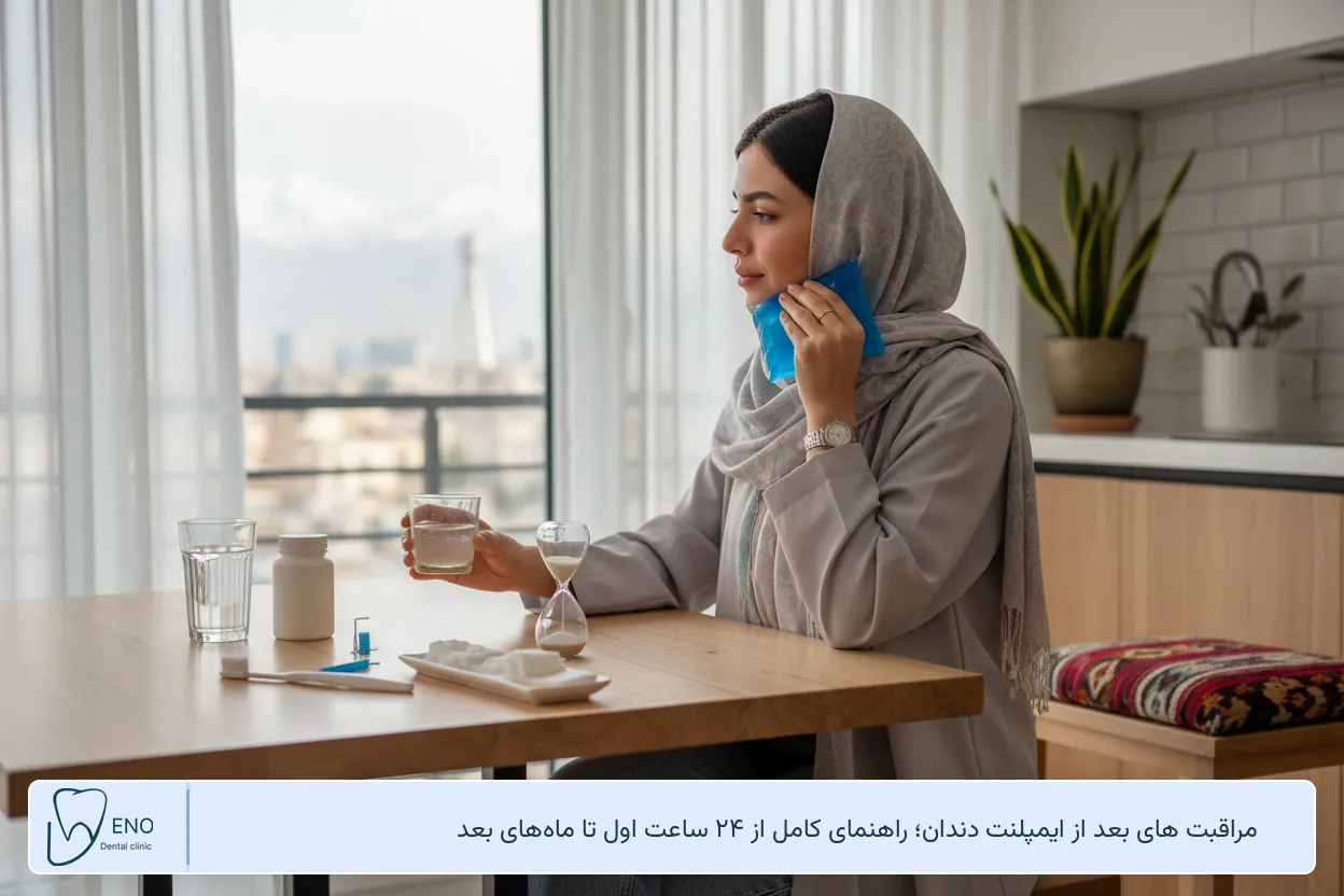 مراقبت های بعد از ایمپلنت دندان