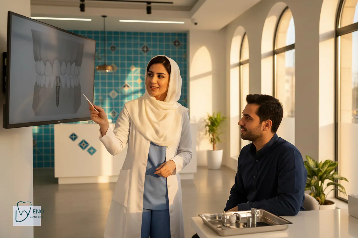 ایمپلنت تک دندان برای پر کردن جای خالی