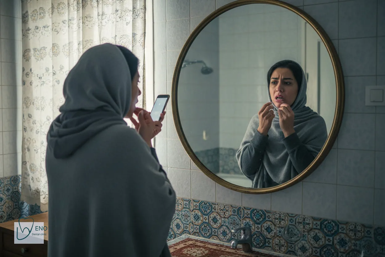 تمیز کردن اطراف ایمپلنت و پیشگیری از تجمع پلاک