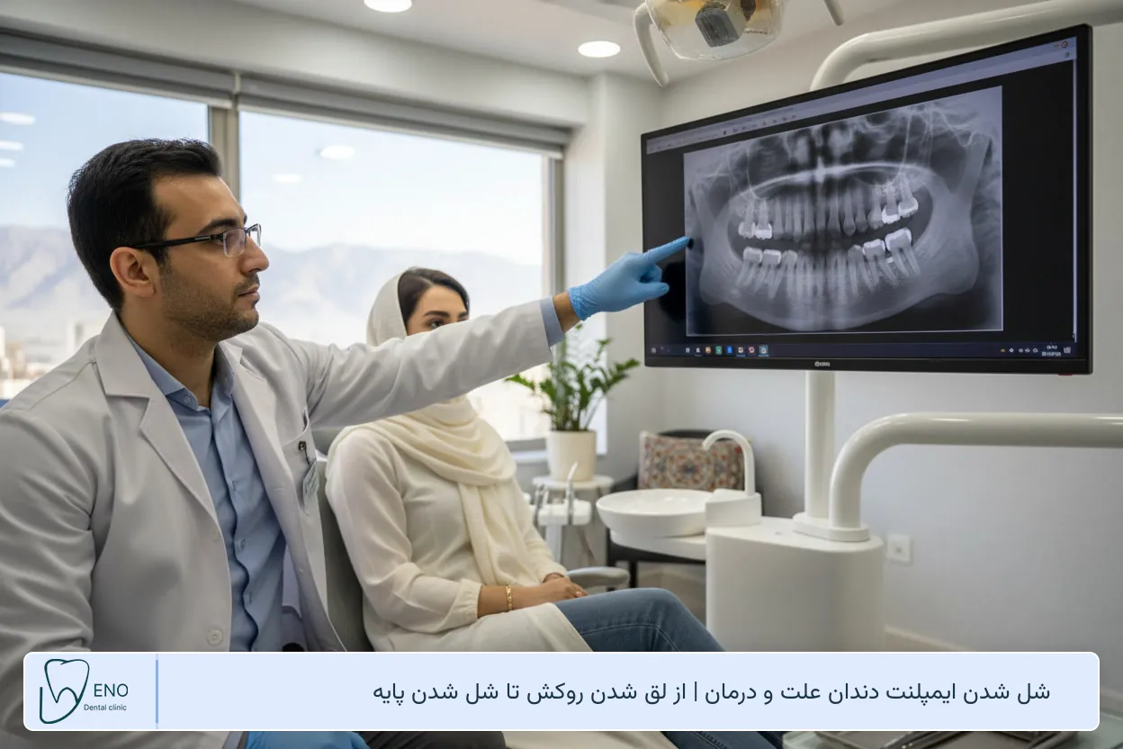 شل شدن ایمپلنت دندان علت و درمان
