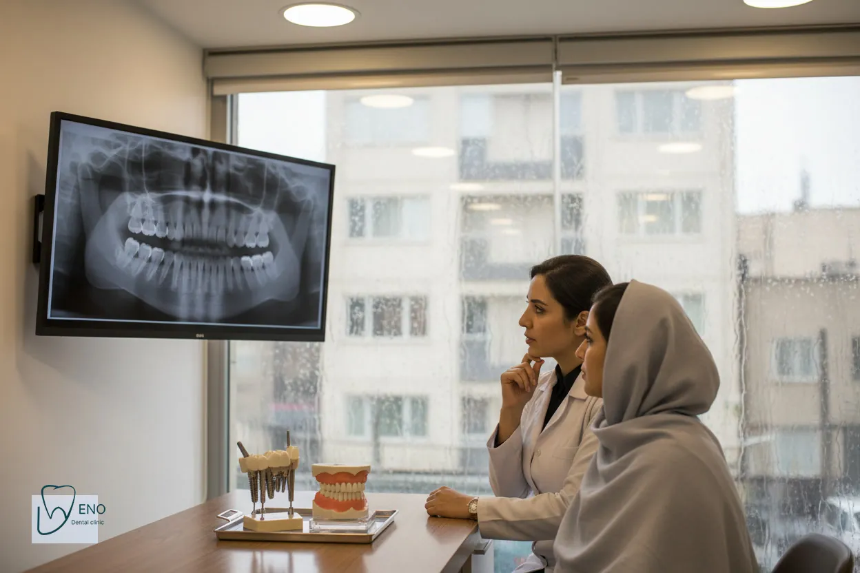 بررسی شرایط فک و لثه برای تصمیم بین ایمپلنت و پروتز