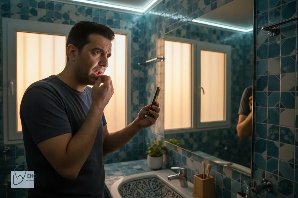 نشانههای لق شدن و التهاب اطراف ایمپلنت دندان