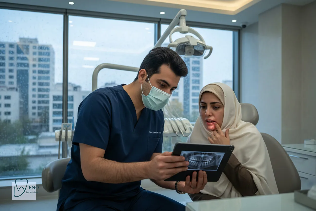 بررسی و معاینه ایمپلنت برای تشخیص عفونت یا جوش نخوردن