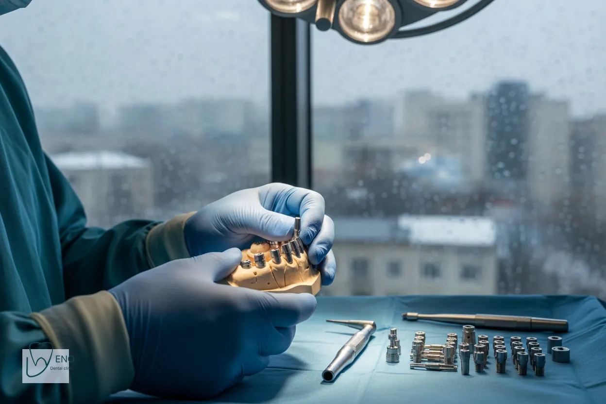 مراحل کلی درمان بیدندانی کامل با ایمپلنت و پروتز