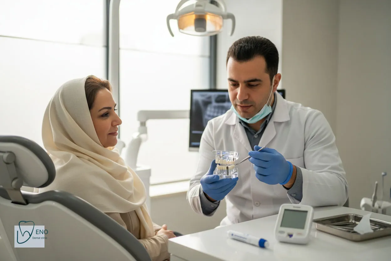 ارزیابی ایمپلنت دندان برای افراد دیابتی در کلینیک