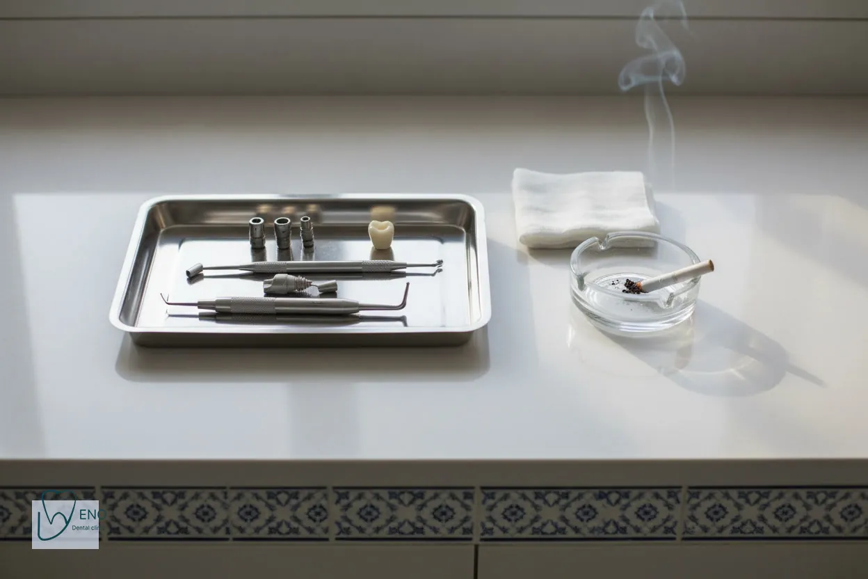 بررسی سلامت لثه و استخوان قبل از ایمپلنت در افراد سیگاری