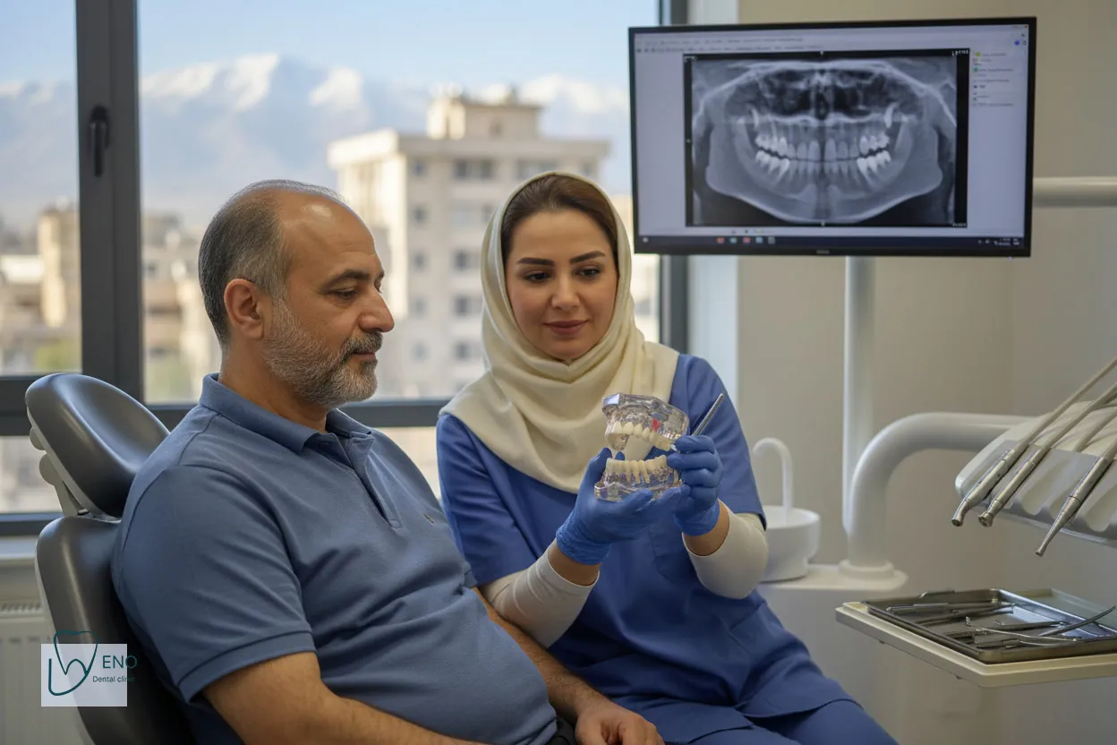 ایمپلنت دندان در فک بالا با استخوان ضعیف