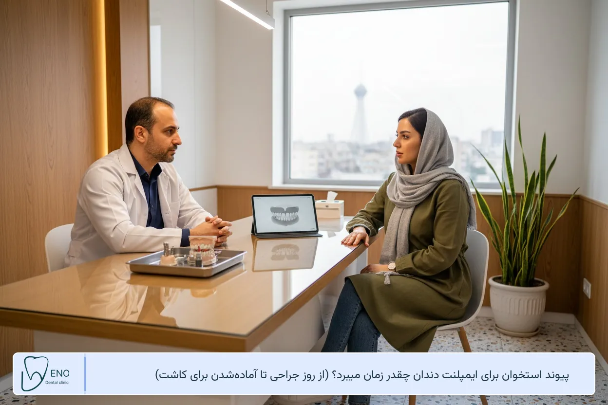 پیوند استخوان برای ایمپلنت دندان چقدر زمان میبرد