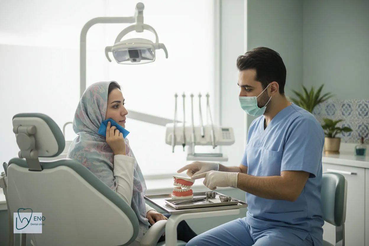 ورم بعد از ایمپلنت دندان و بهبود تدریجی تورم صورت