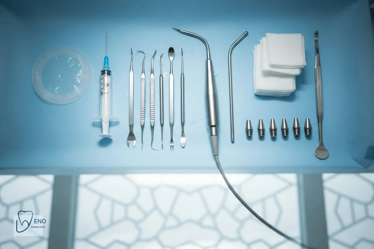 تصویر مرحلهای از جراحی لیفت سینوس باز و بسته برای ایمپلنت