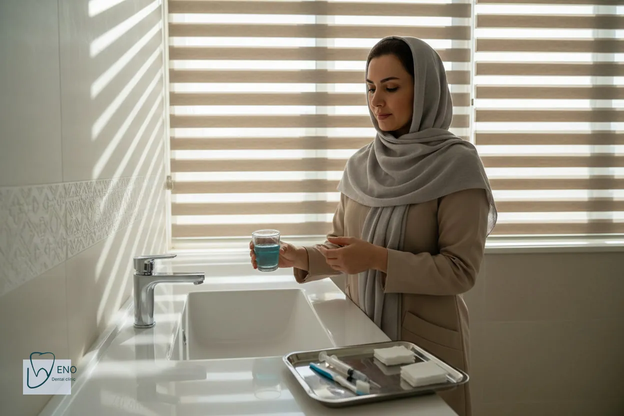 دهانشویه بعد از ایمپلنت دندان و نقش آن در بهداشت دهان